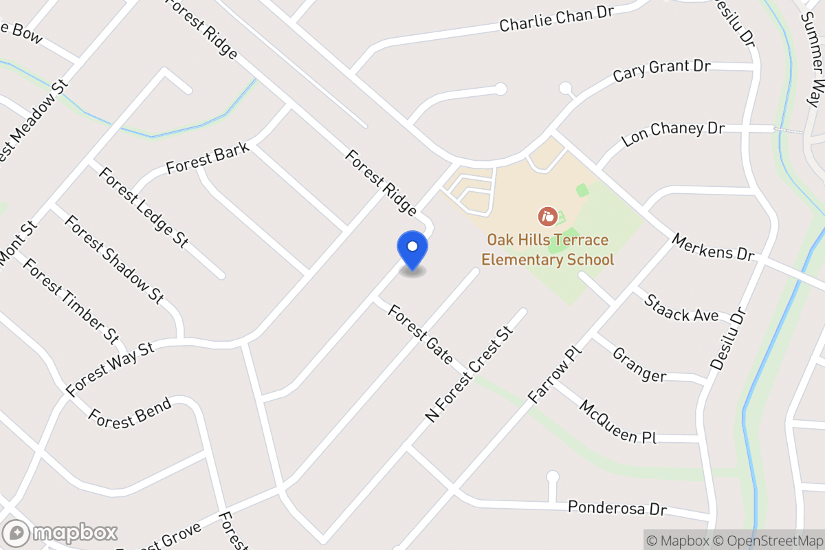 Map of 7010  Forest Park St