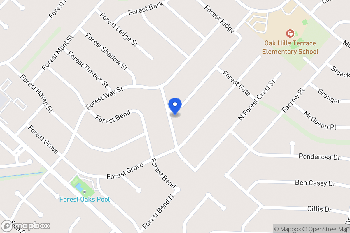 Map of 6902  Forest Park St