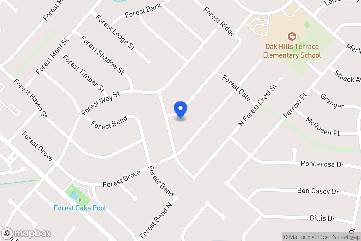 Map of 6906  Forest Park St
