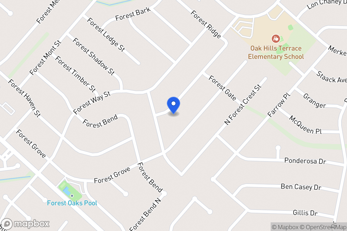 Map of 6910  Forest Park St