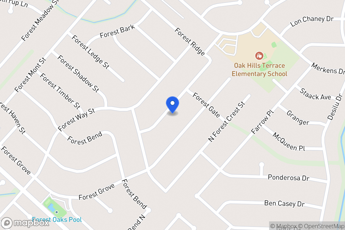 Map of 6926  Forest Park St