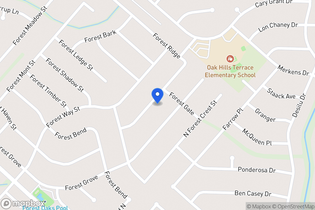 Map of 6934  Forest Park St