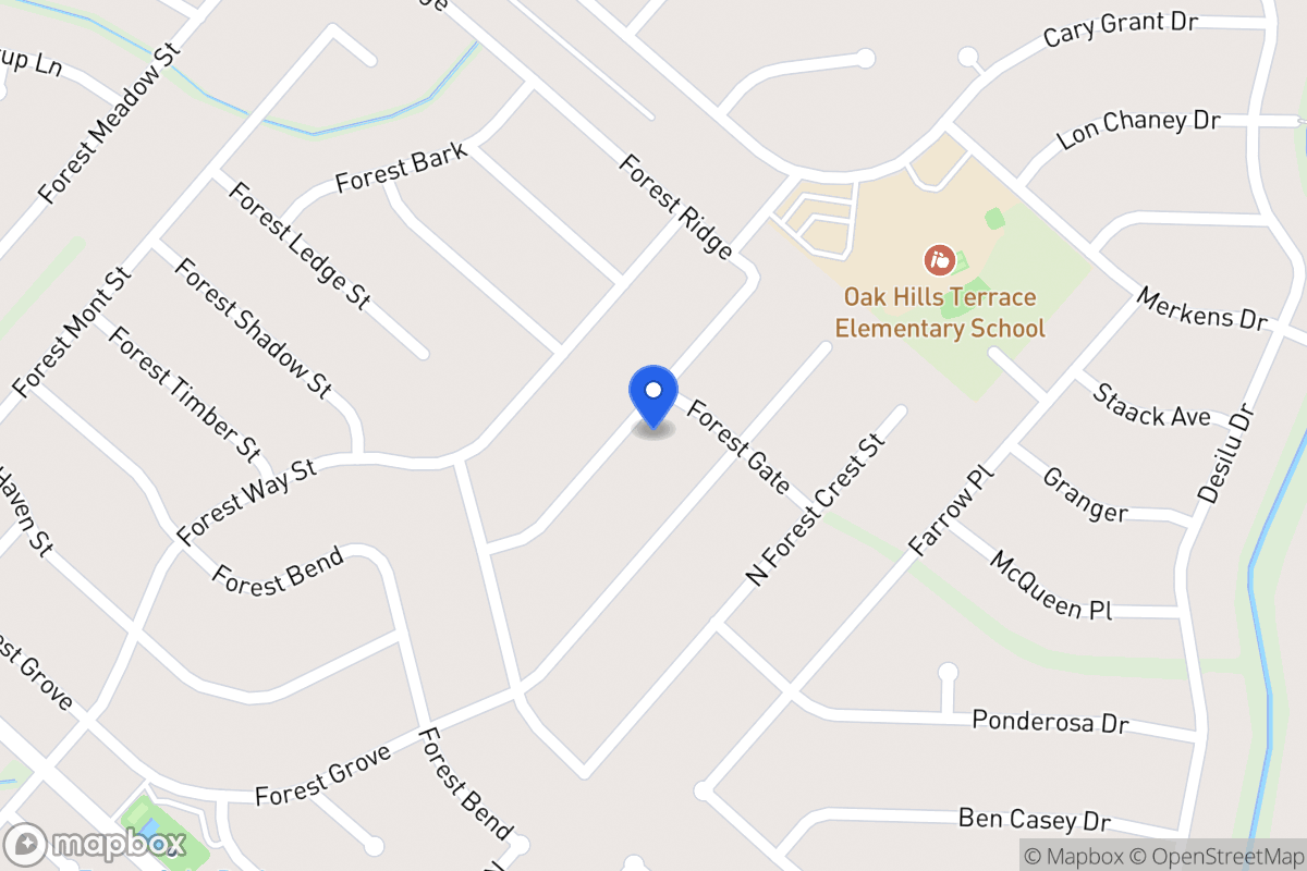Map of 6938  Forest Park St