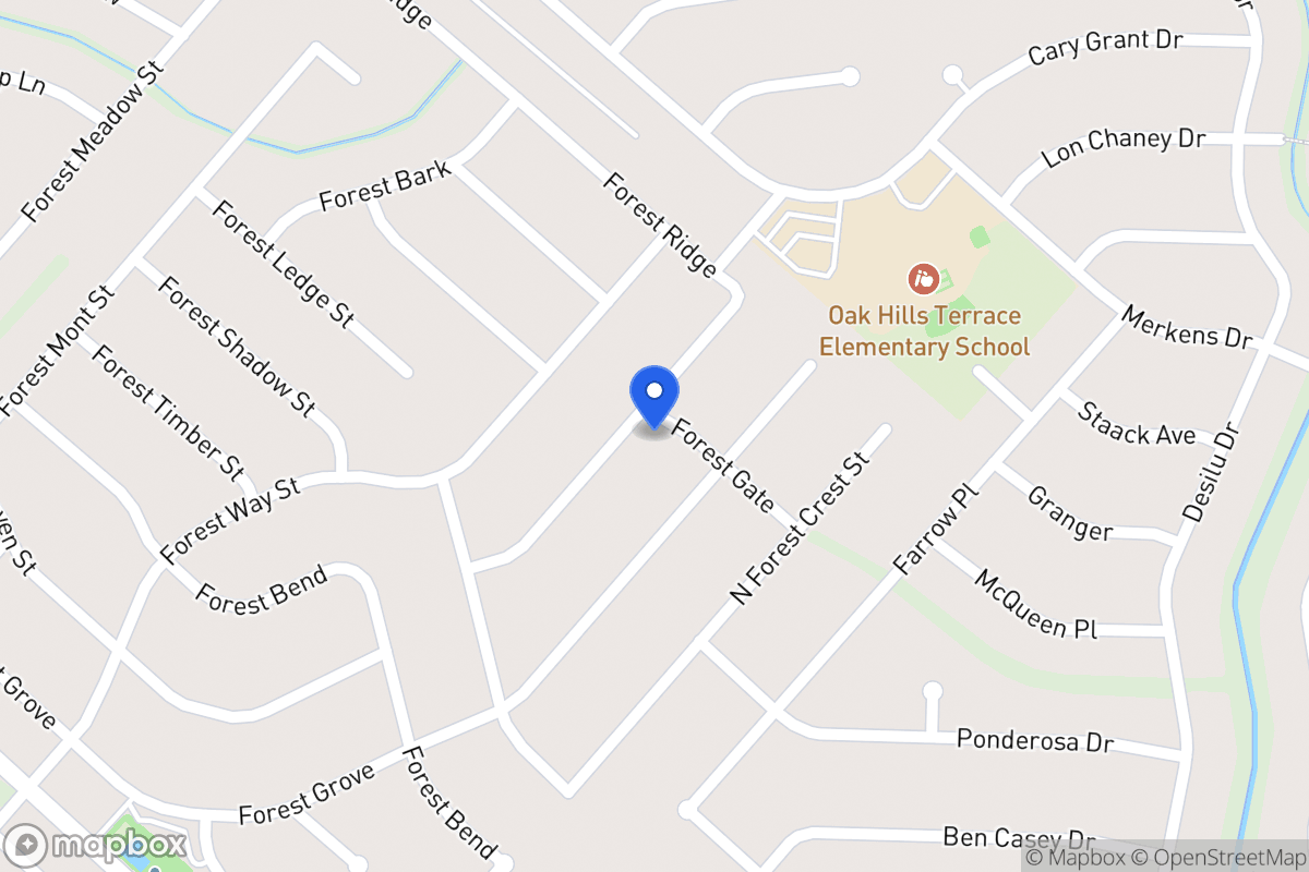 Map of 6942  Forest Park St