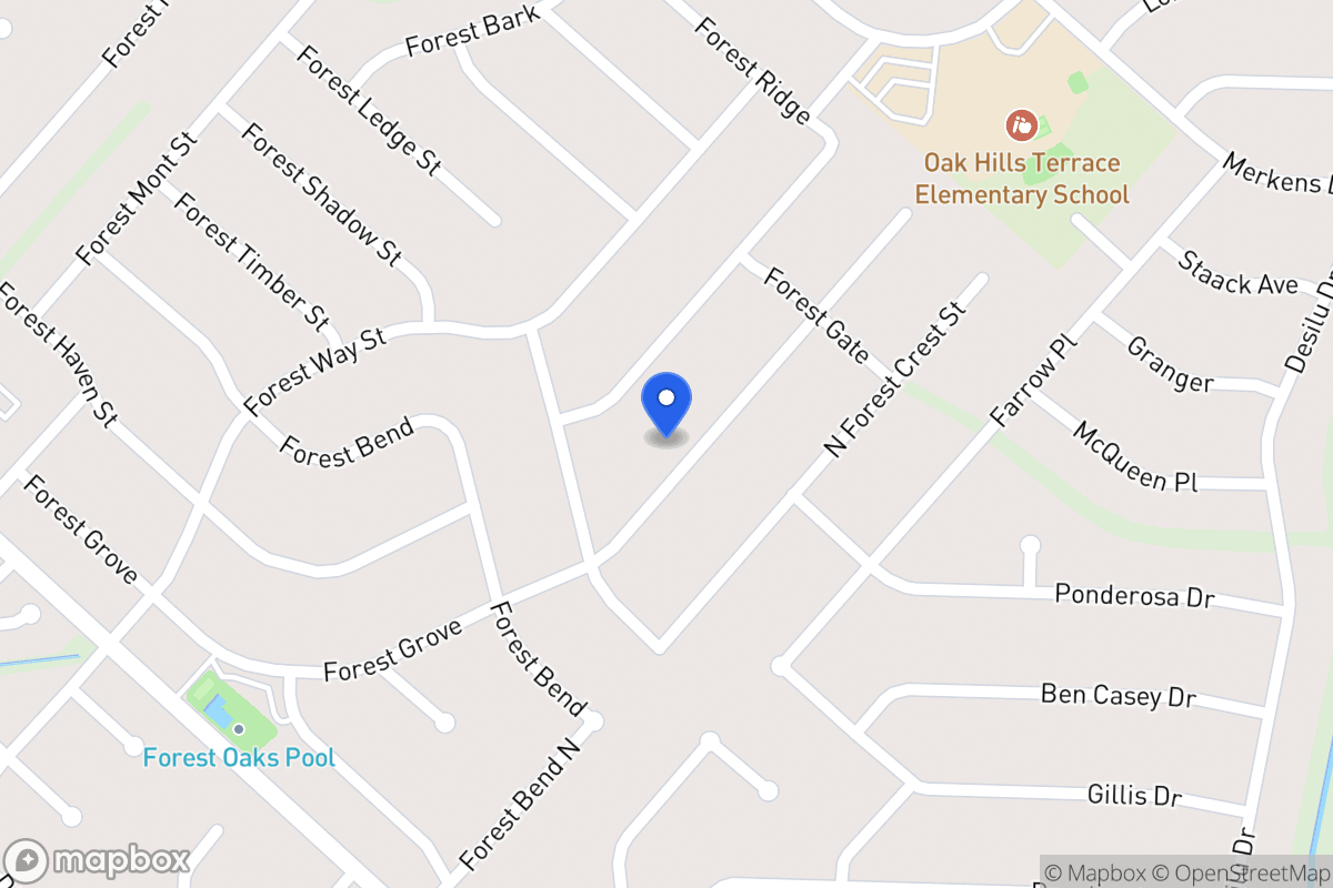 Map of 6821  Forest Grv