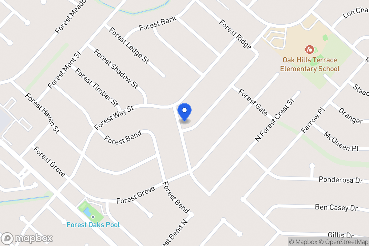 Map of 6903  Forest Park St