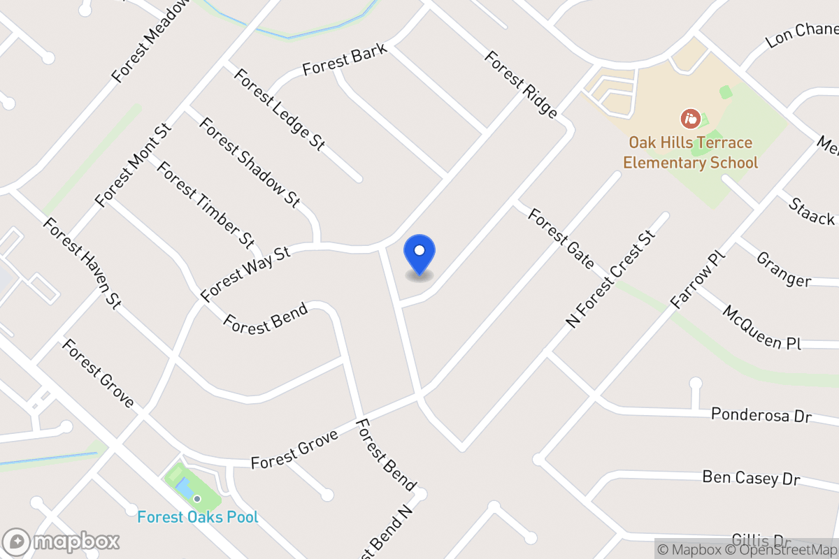 Map of 6909  Forest Park St