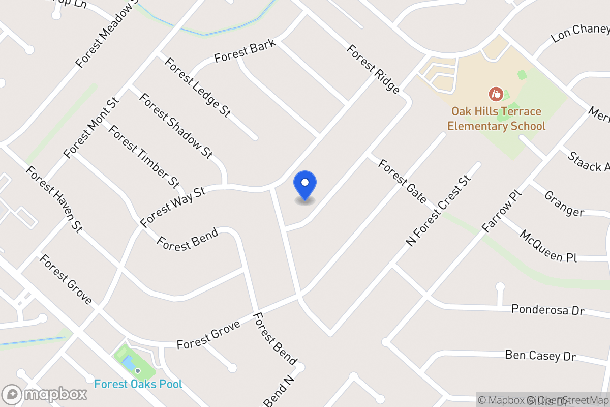 Map of 6915  Forest Park St