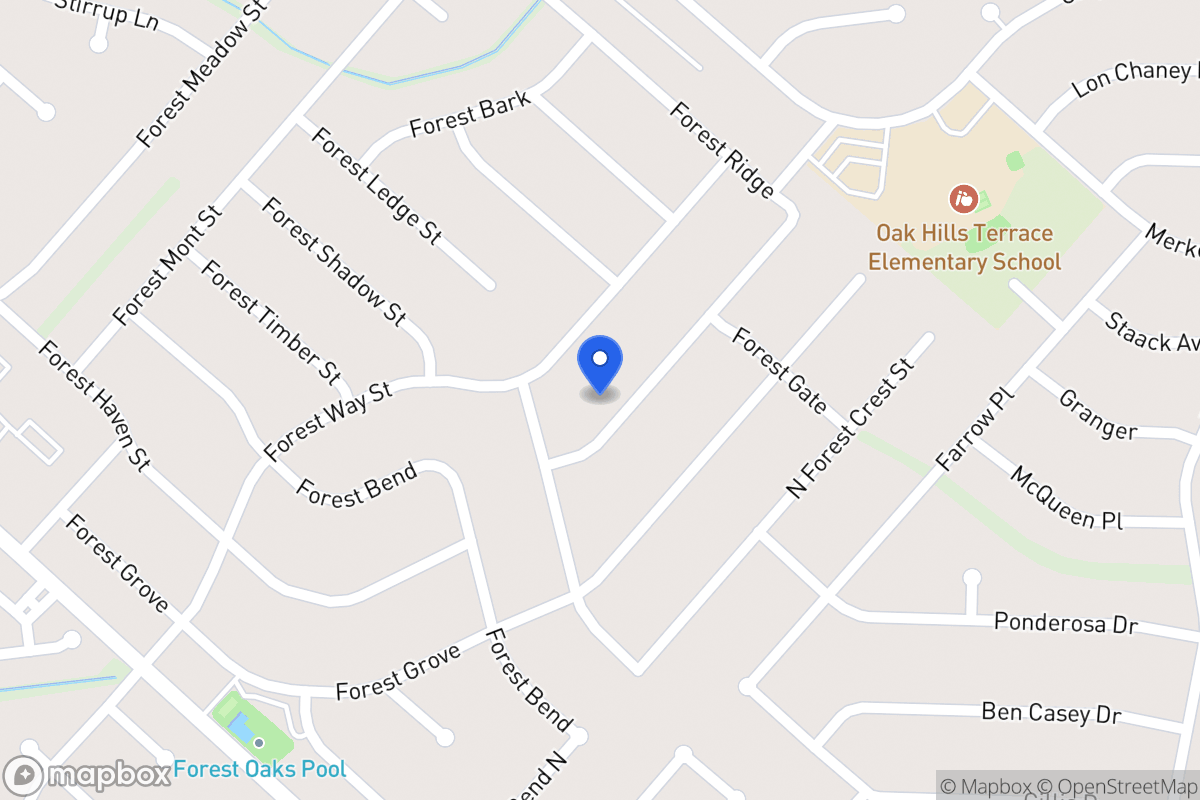 Map of 6919  Forest Park St