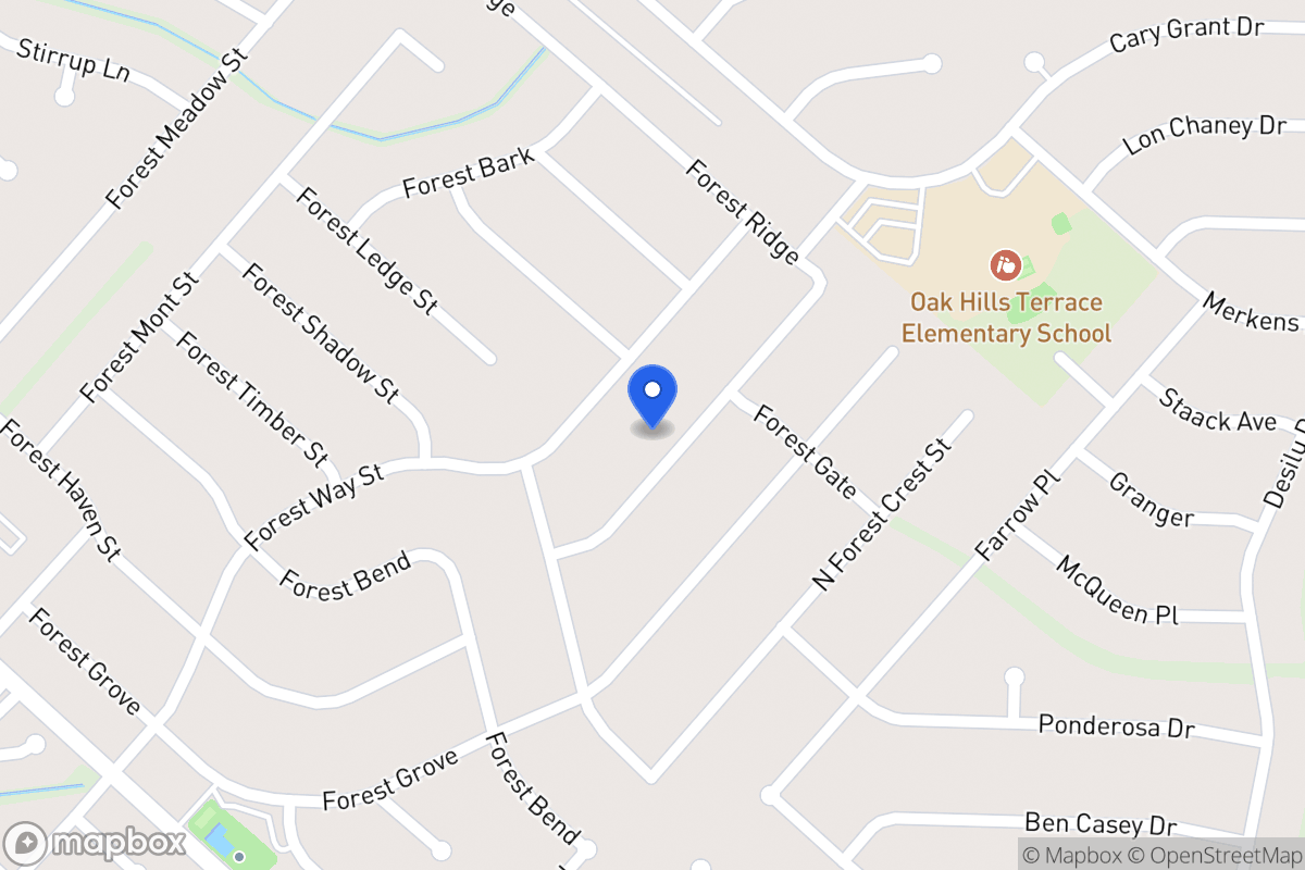 Map of 6931  Forest Park St