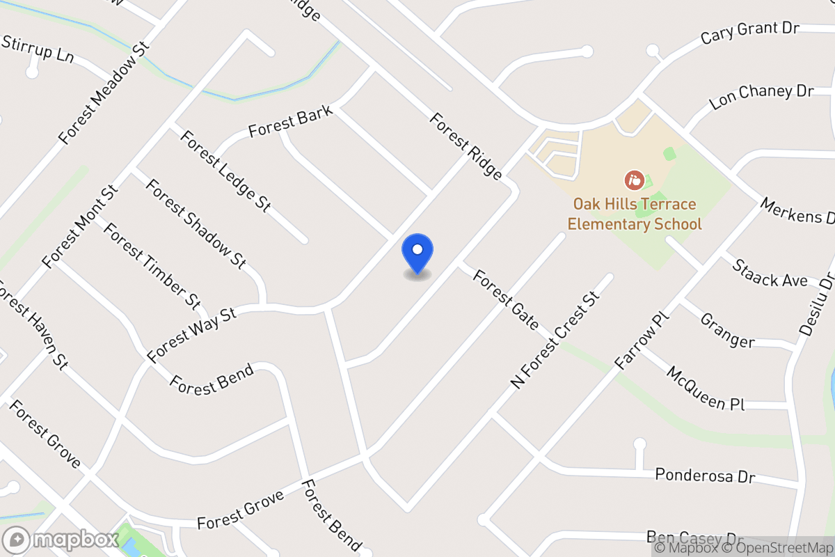 Map of 6935  Forest Park St