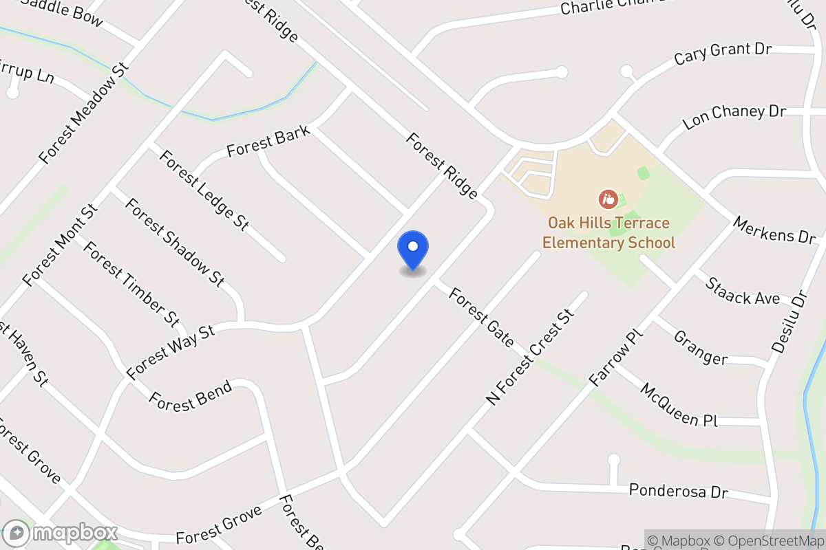 Map of 6943  Forest Park St