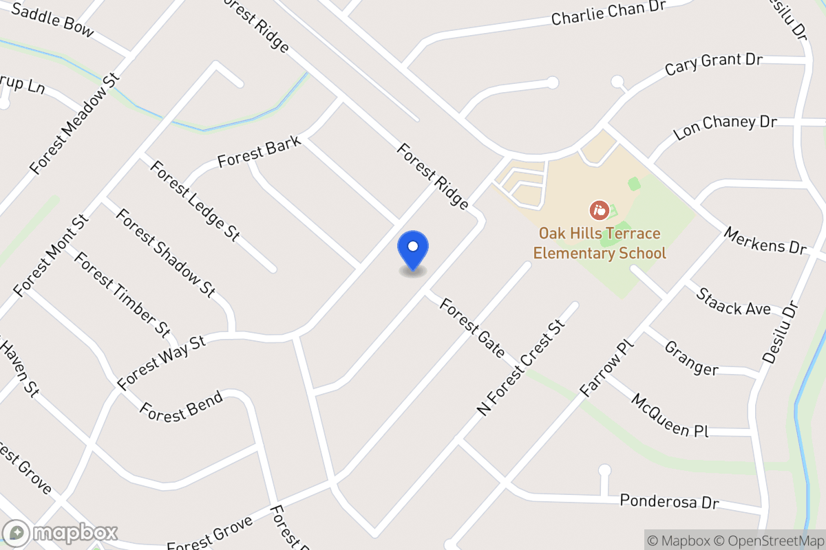 Map of 6947  Forest Park St