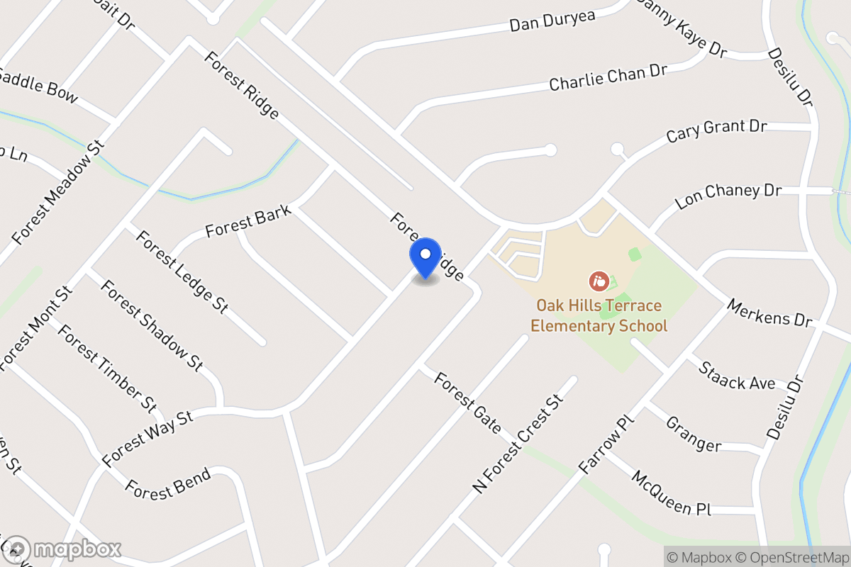 Map of 7050  Forest Way St