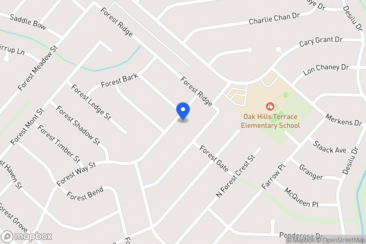 Map of 7038  Forest Way St