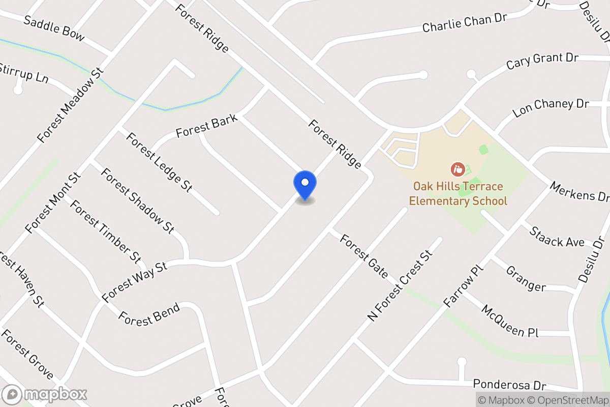 Map of 7034  Forest Way St