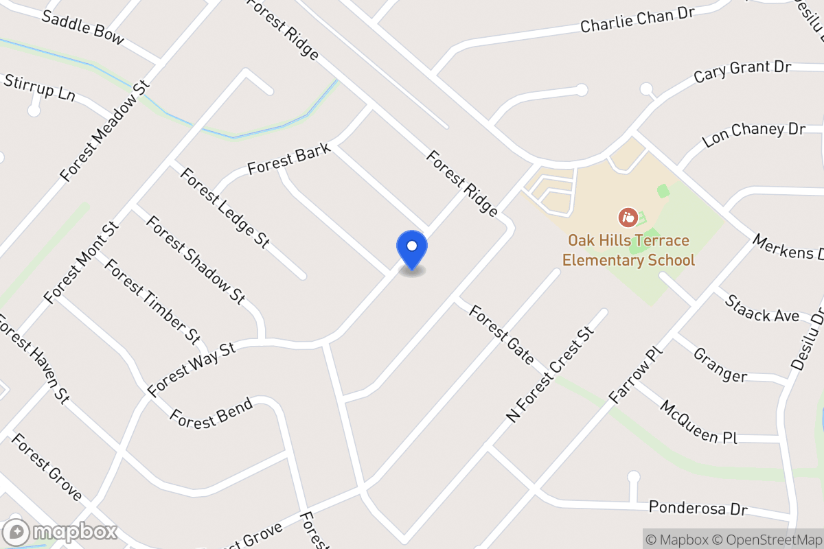 Map of 7030  Forest Way St