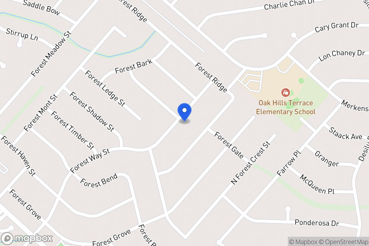 Map of 7026  Forest Way St