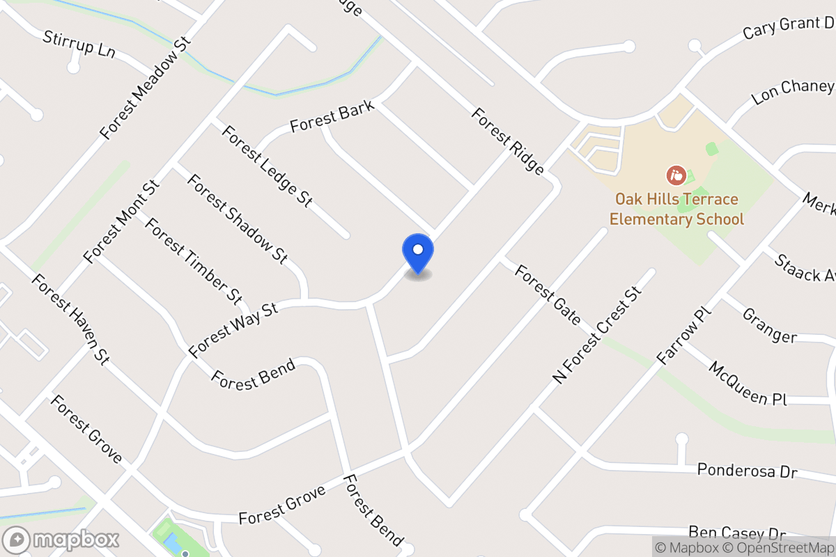 Map of 7014  Forest Way St