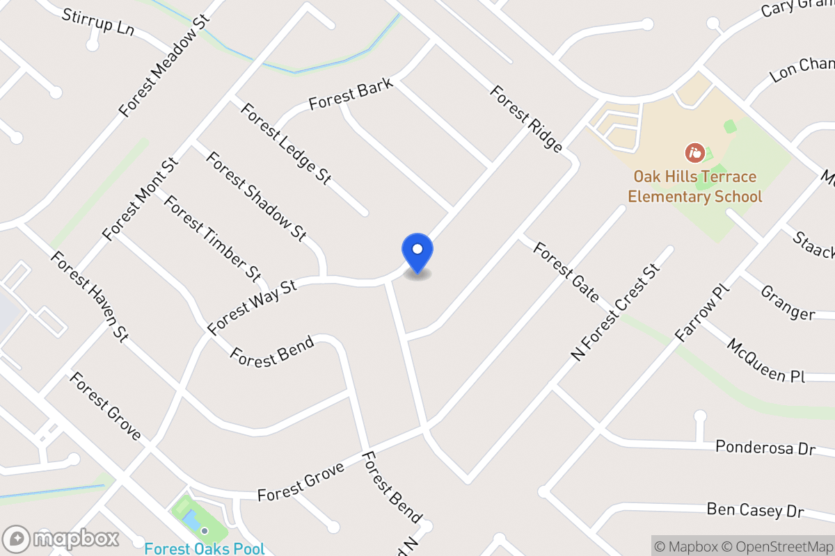 Map of 7006  Forest Way St