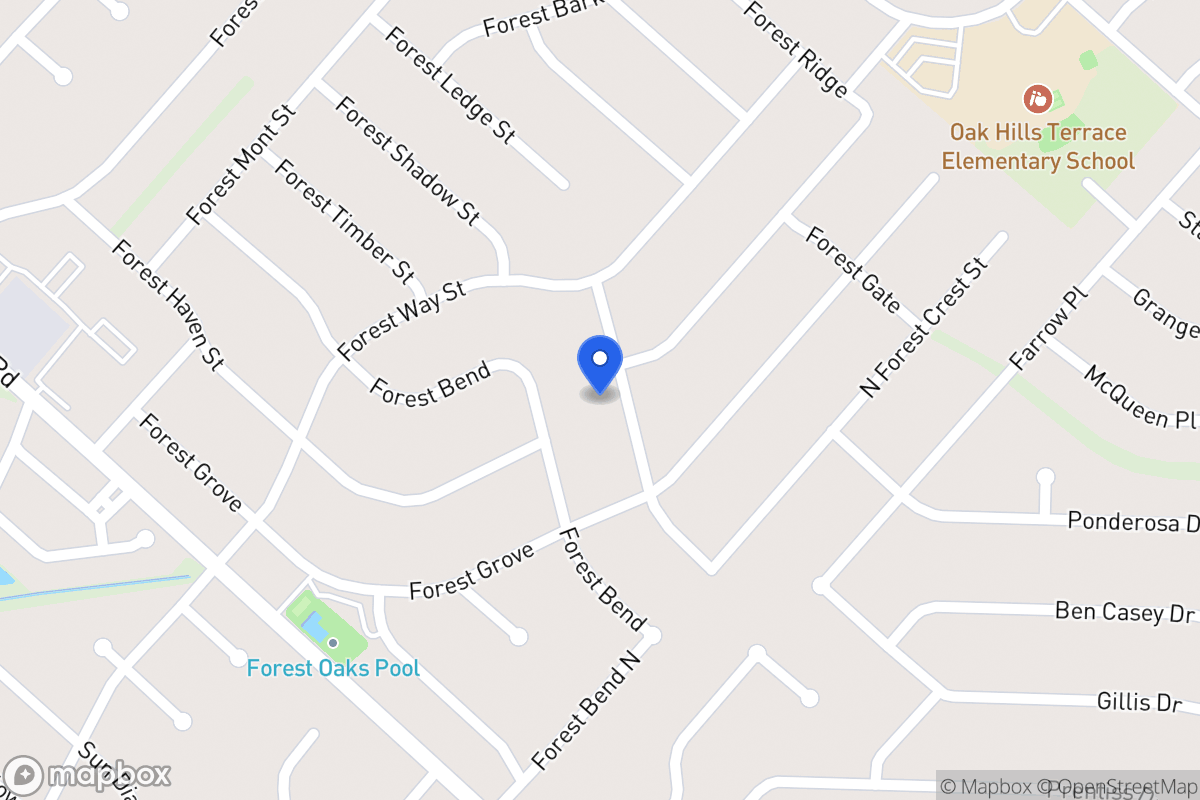 Map of 6019  Forest Crest St