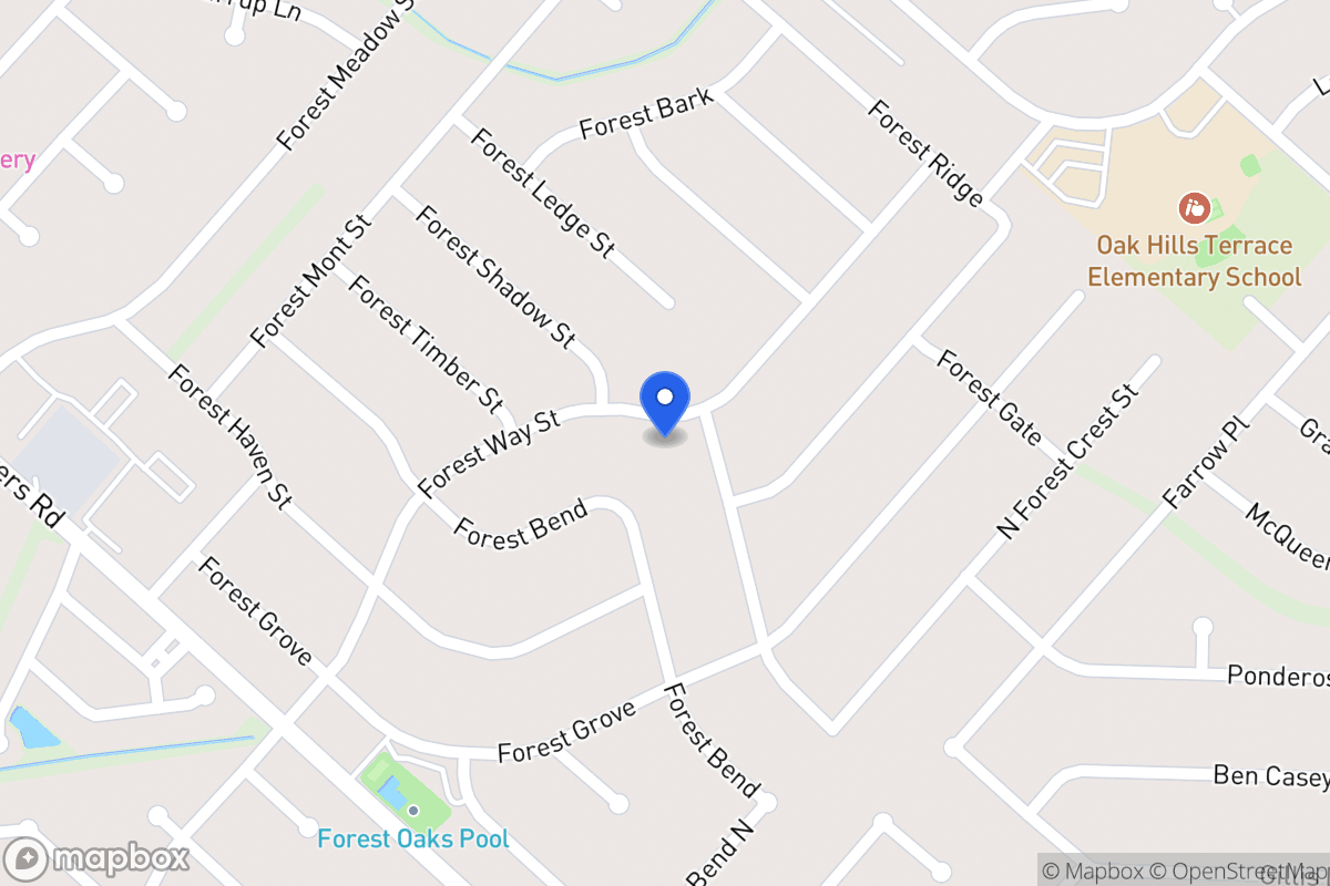 Map of 6938  Forest Way St