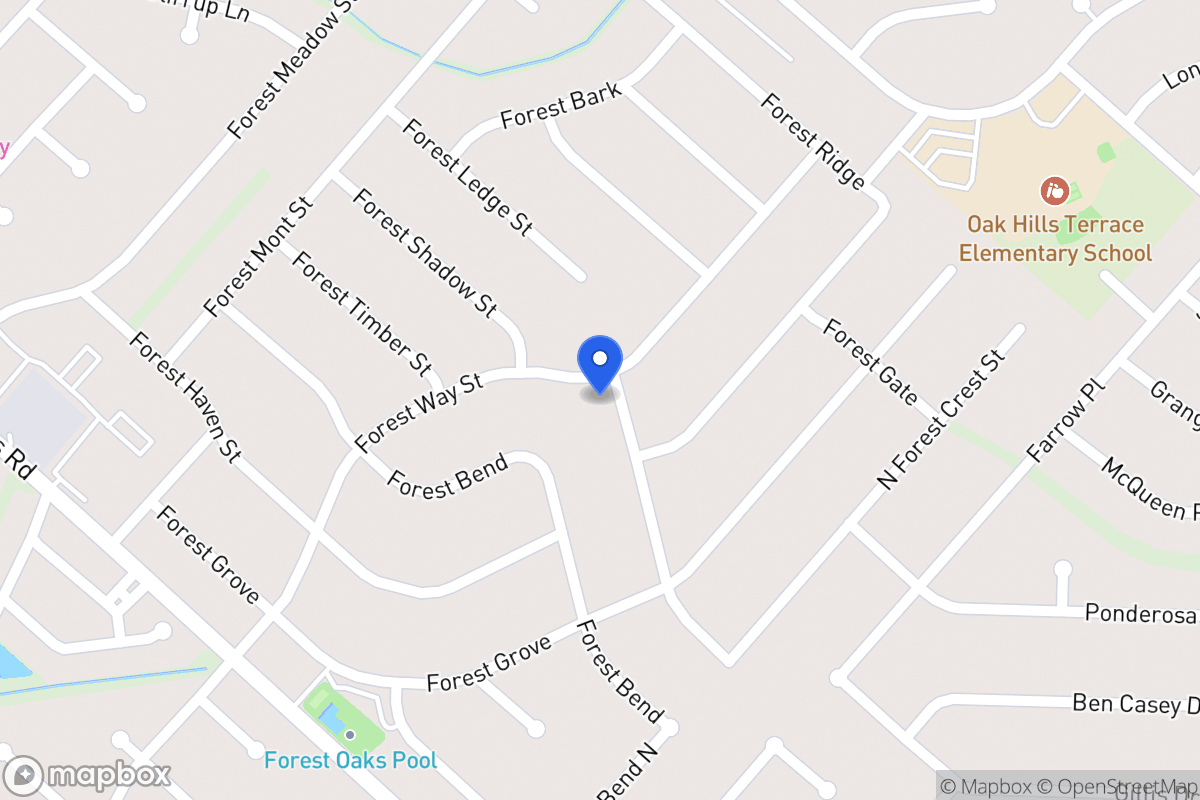 Map of 6942  Forest Way St