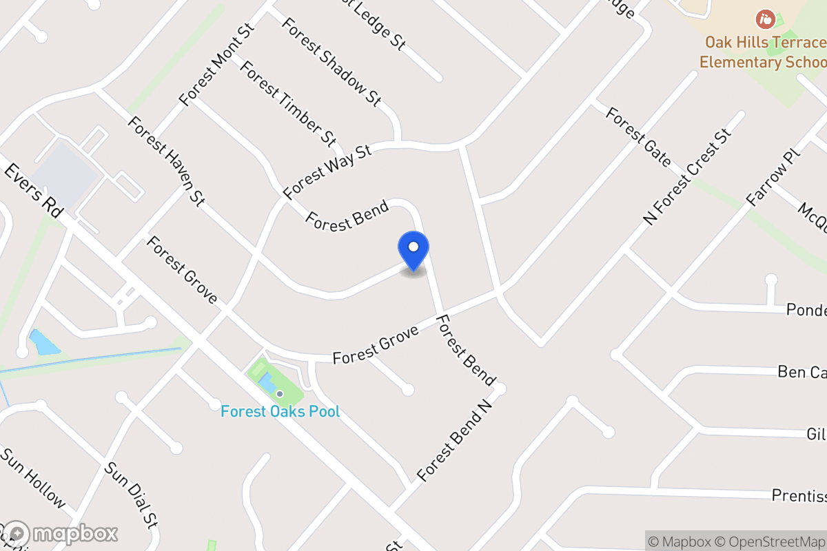 Map of 6111  Forest Bnd