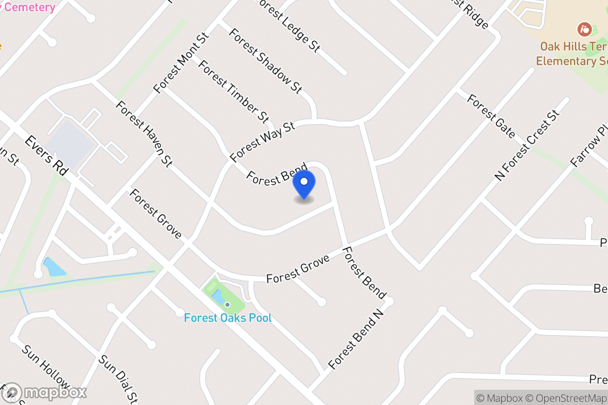 Map of 6839  Forest Haven St