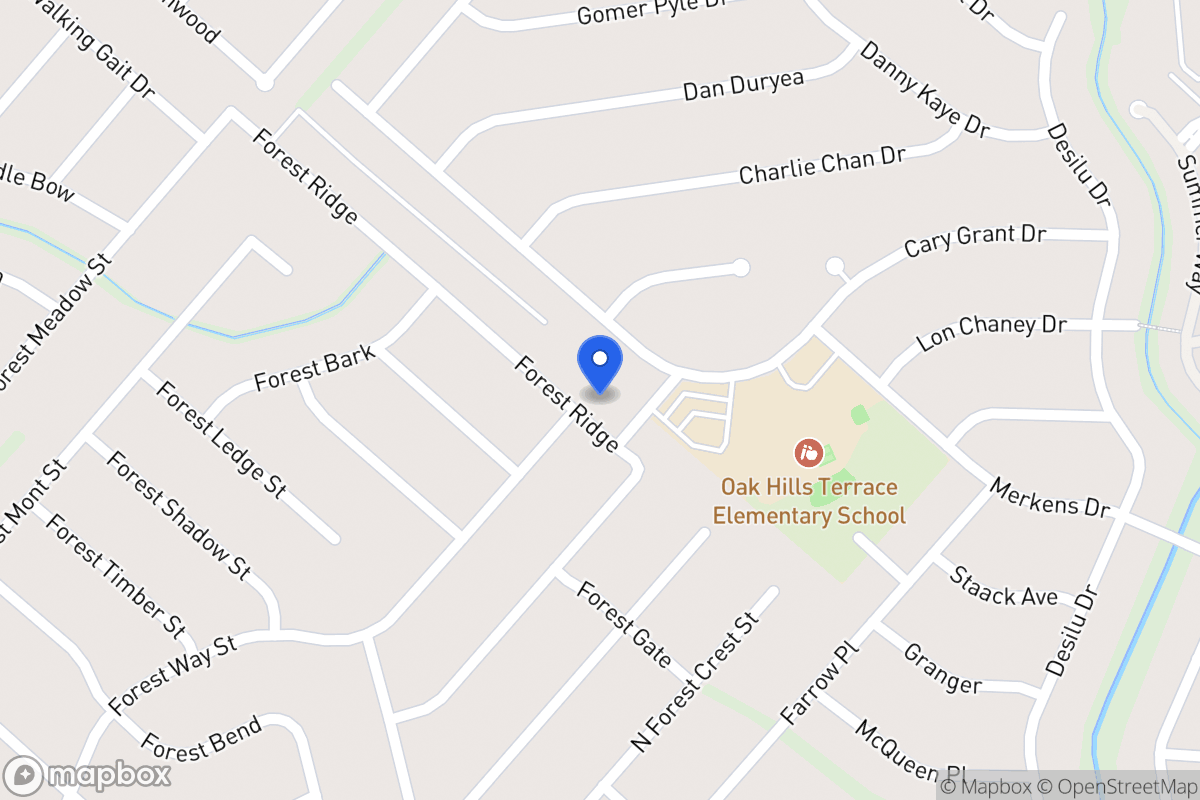 Map of 5907  Forest Rdg
