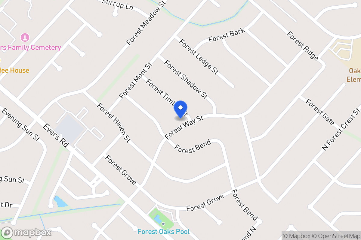 Map of 6102  Forest Timber St