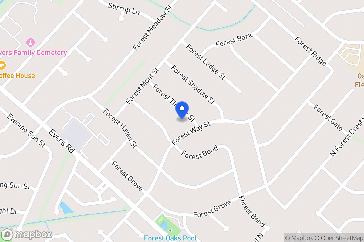 Map of 6106  Forest Timber St
