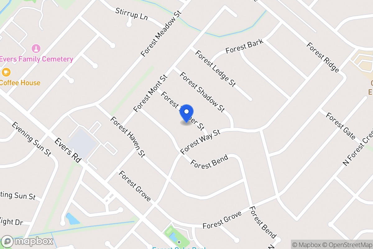 Map of 6110  Forest Timber St