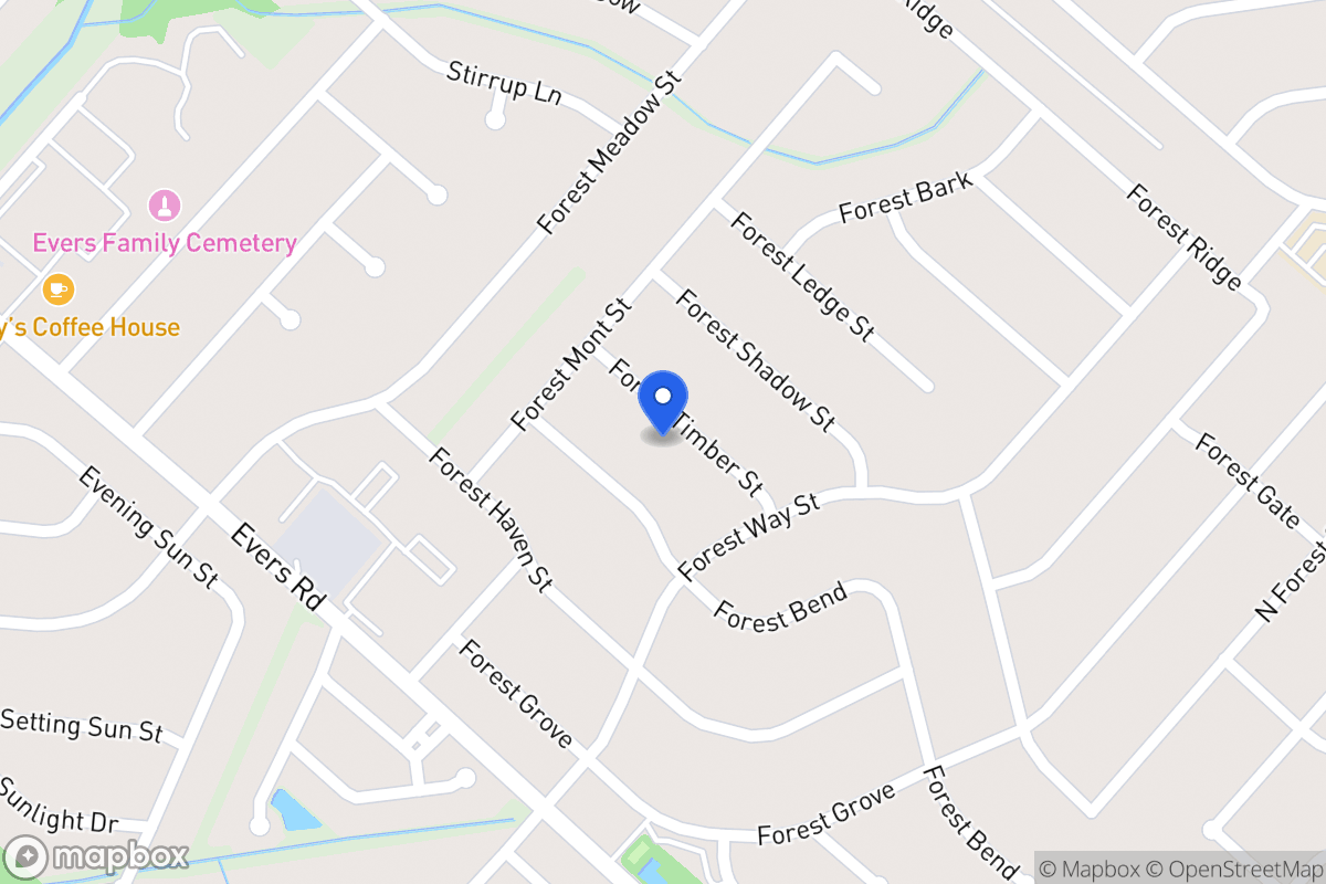 Map of 6118  Forest Timber St