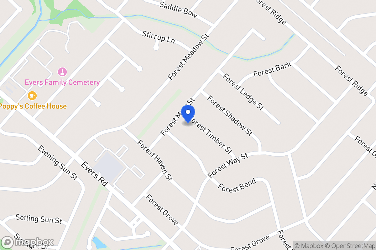 Map of 6130  Forest Timber St