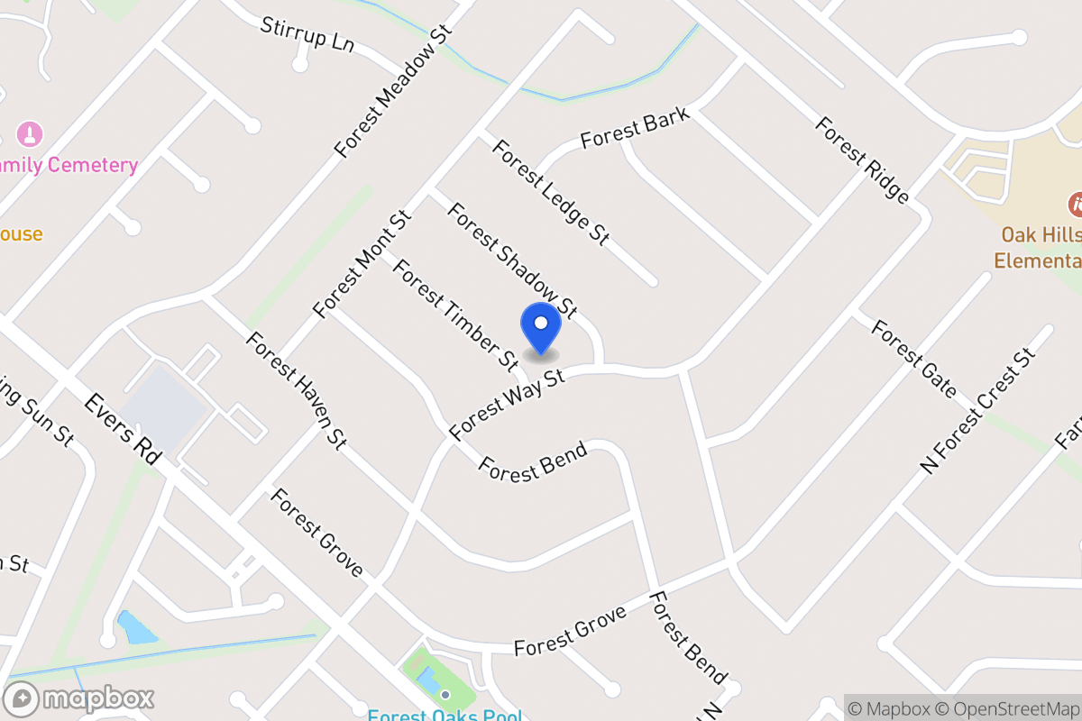 Map of 6101  Forest Timber St