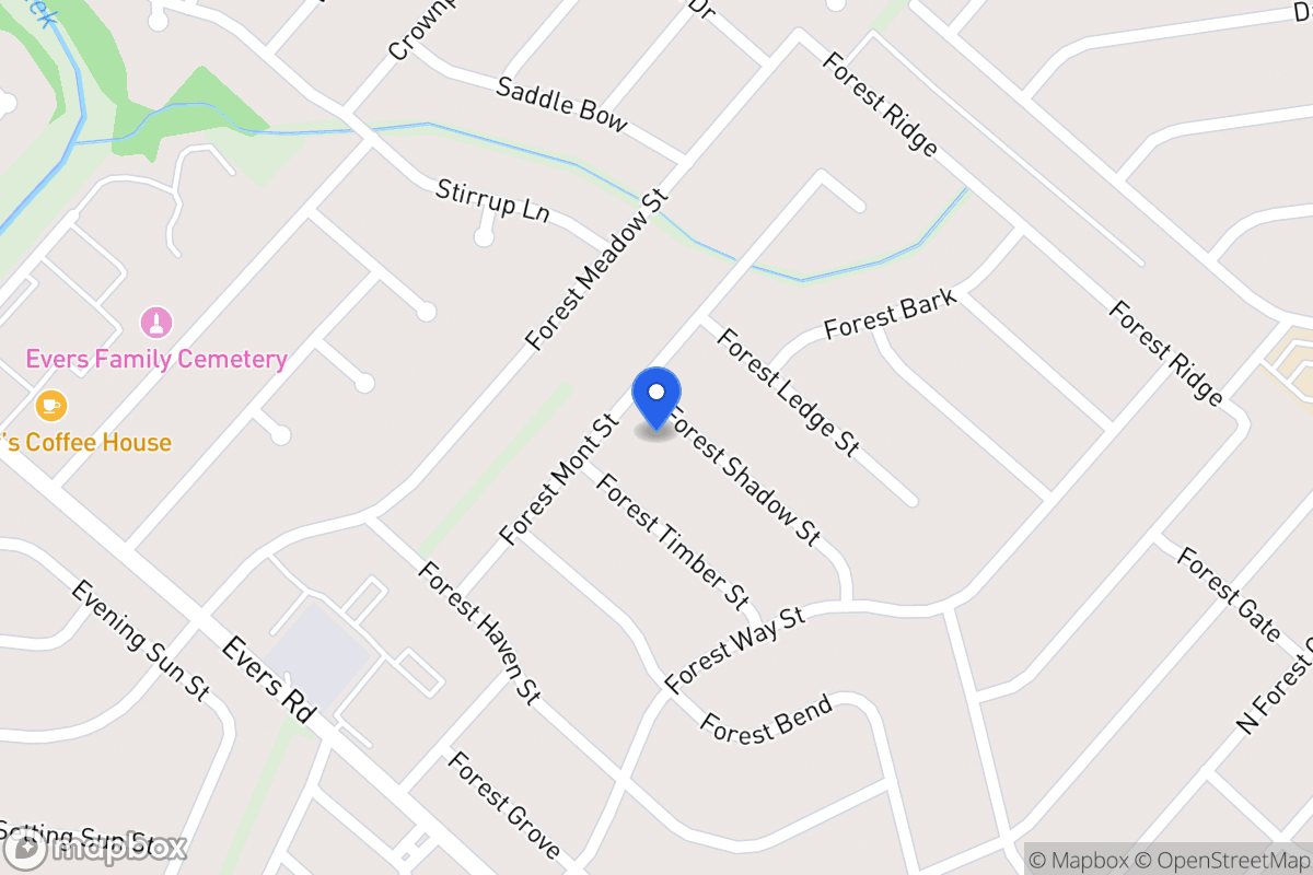 Map of 6038  Forest Shadow St