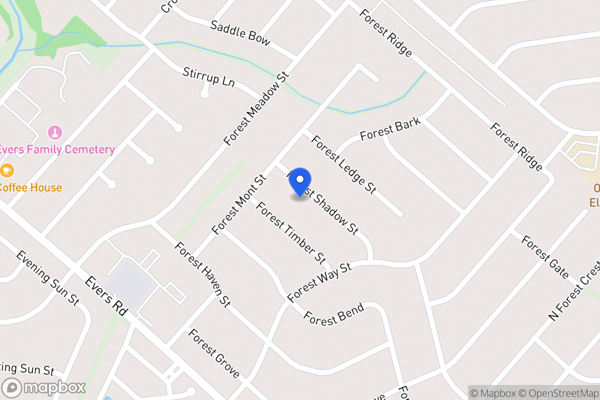 Map of 6030  Forest Shadow St