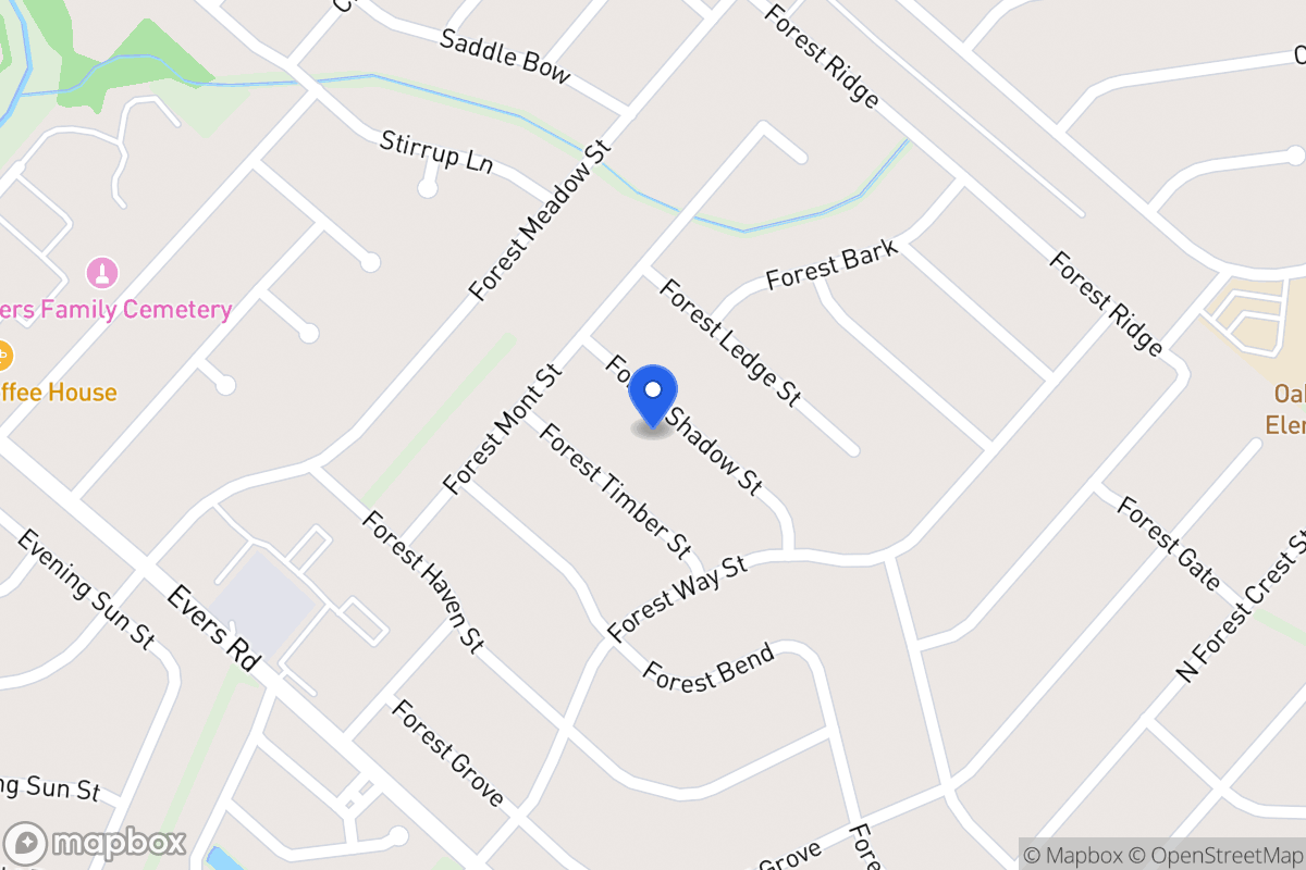 Map of 6026  Forest Shadow St