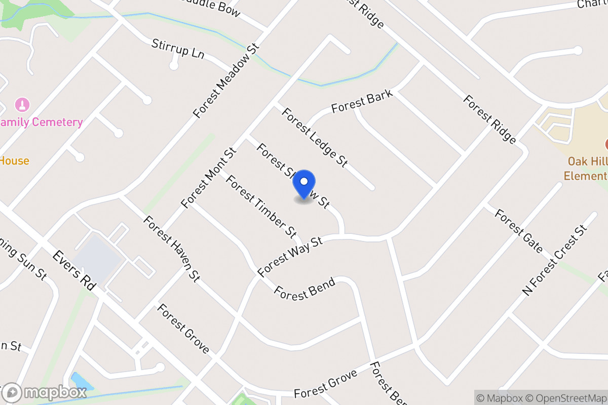 Map of 6014  Forest Shadow St