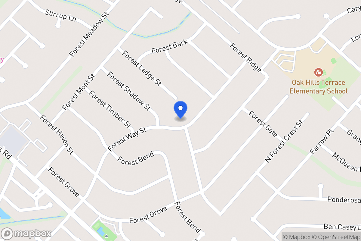 Map of 6943  Forest Way St