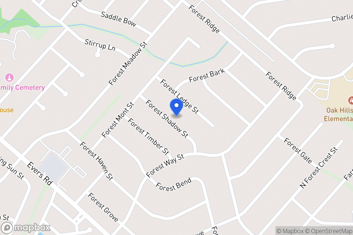 Map of 6019  Forest Shadow St