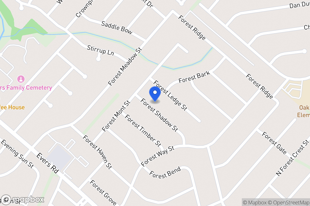 Map of 6031  Forest Shadow St