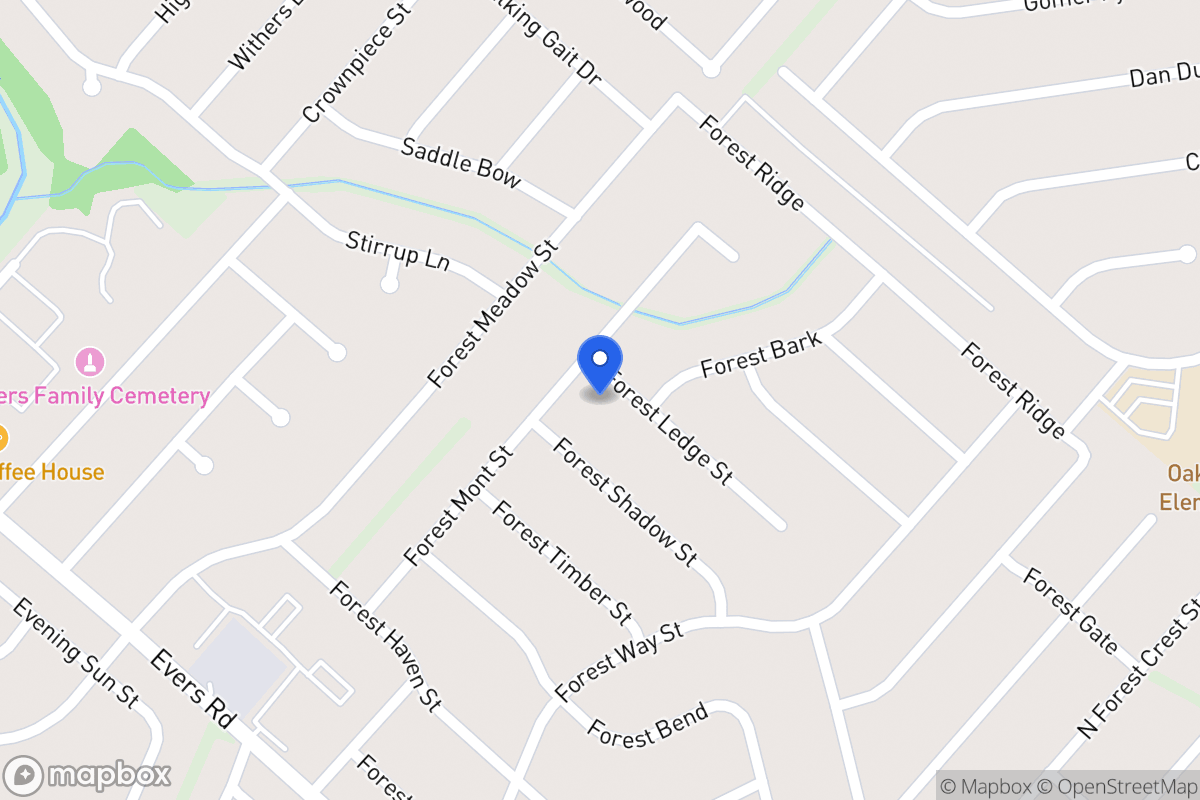 Map of 6010  Forest Ledge St