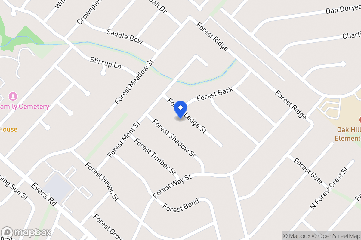 Map of 5934  Forest Ledge St