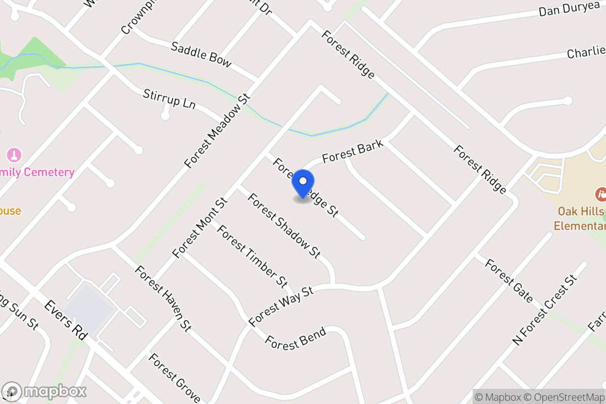 Map of 5930  Forest Ledge St