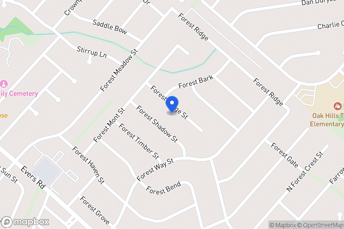 Map of 5926  Forest Ledge St