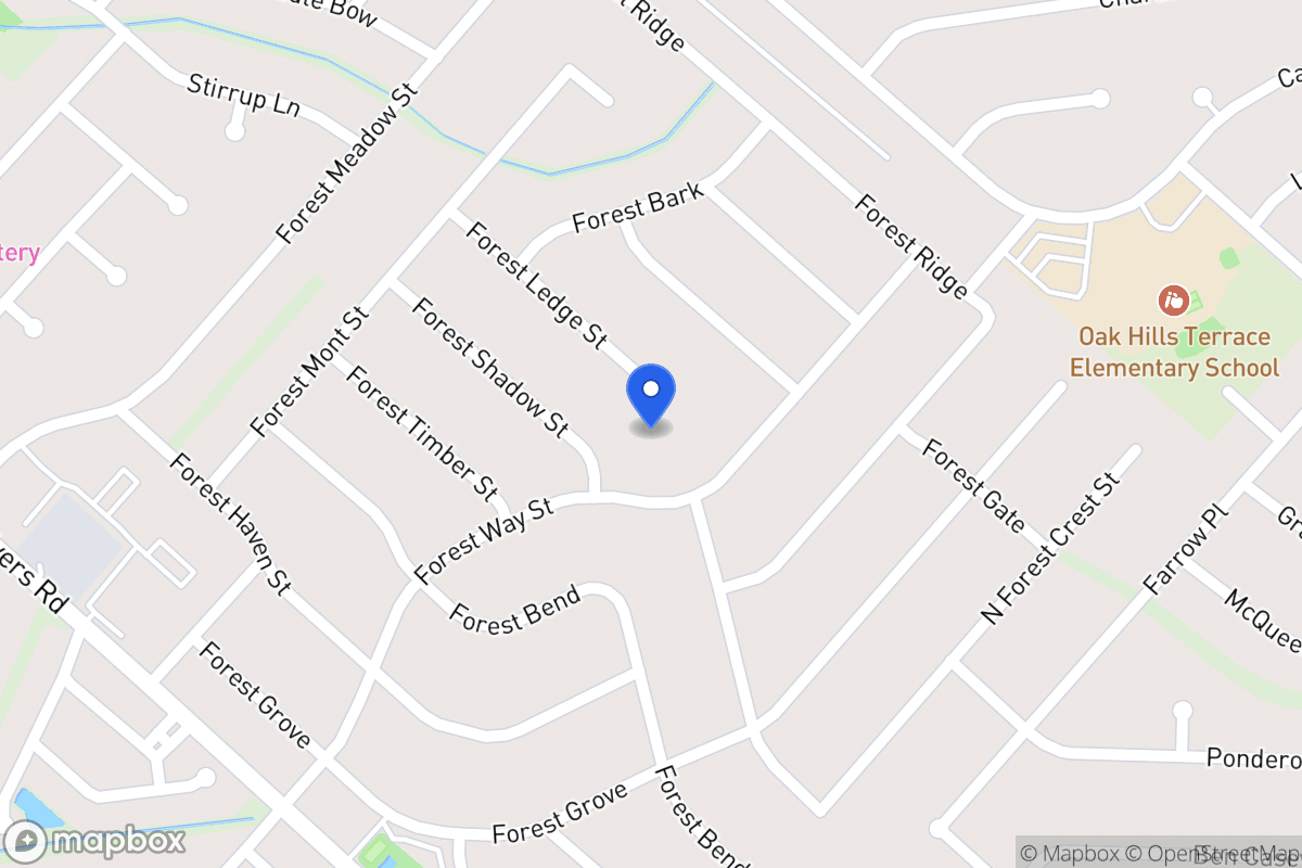 Map of 5902  Forest Ledge St