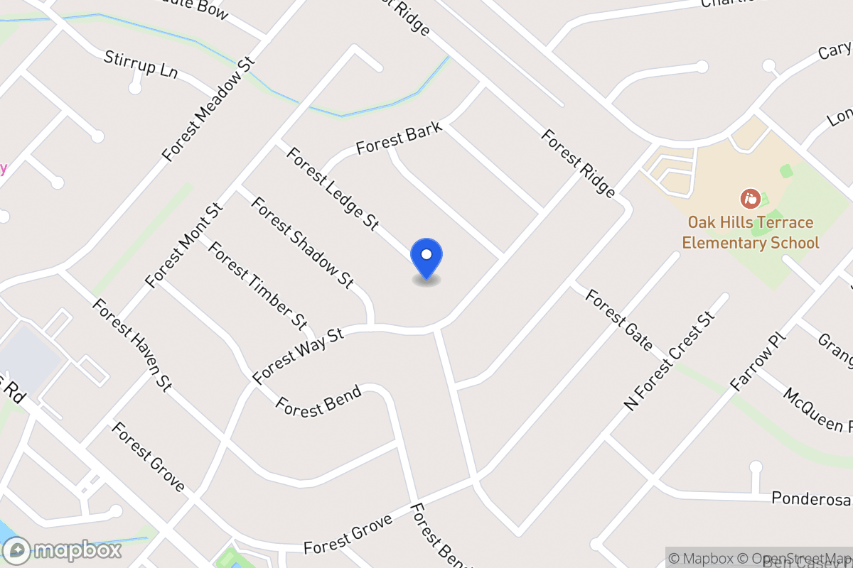 Map of 5900  Forest Ledge St