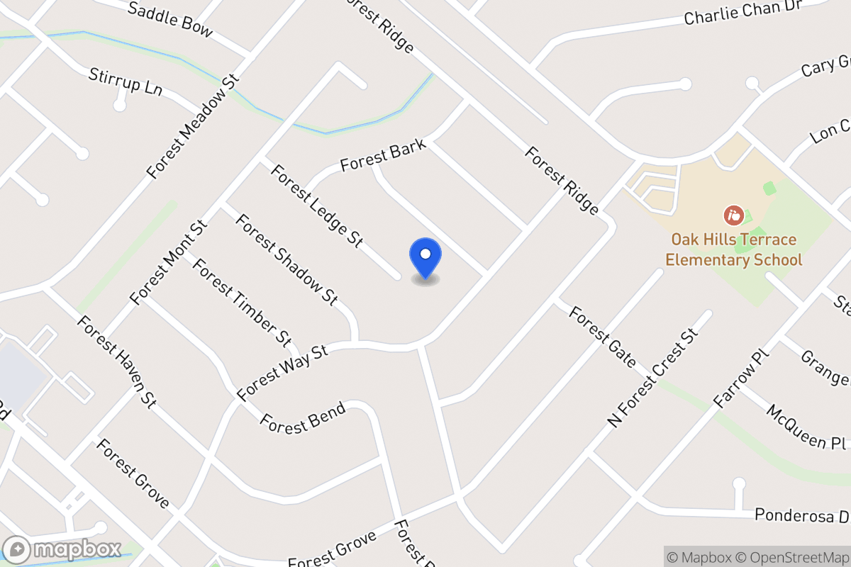 Map of 5901  Forest Ledge St